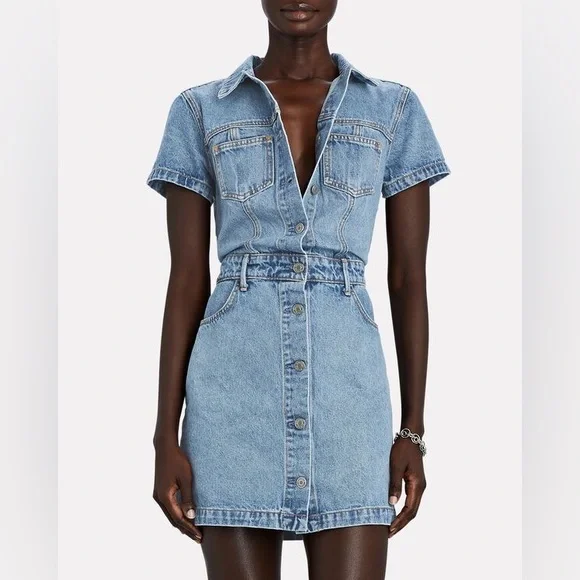 GRLFRND
Macie Denim Mini Dress - Picture 4 of 14